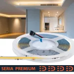 Taśma LED Premium cyfrowa 24V 360led/m  COB 10.8W/m 3000K IP20 730lm/m 10mm CRI90 3Y 5m IC2811