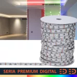 Taśma LED PL 4w1 Premium | Pełne spektrum RGB + Neutralna Biała 4000K | 12V | 60 LED/m | SMD5050 | Rolka 50m | 5 lat gwarancji