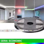 Taśma LED 4w1 | Pełne spektrum RGB + Zimna biała 6500K | 12V | 3000 LED | SMD5050 | Rolka 5m | 2 lata gwarancji