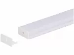 Zaślepka PCV Max biała z otworem