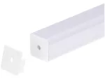 Zaślepka PCV Max Up biała z otworem