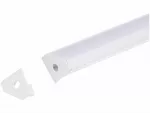 Zaślepka PCV Corner biała z otworem