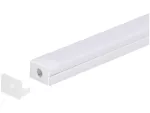 Zaślepka PCV Line Slim Extra biała        z otworem