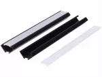 Profil led PCV Corner 22x12 1m czarny ML