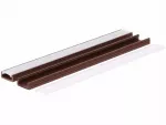 Profil led PCV Line Slim 16x7 1m brązowy ML