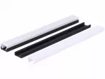Profil led PCV Standard 15x10 2m czarny ML
