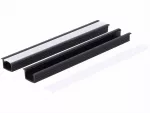 Profil led PCV Fuga 16x11 1m czarny ML