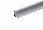 Profil led Corner 1m anodowany z osłoną   przeźroczystą CLF