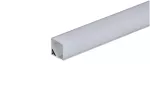 Profil led Corner Q 1m anodowany          z osłoną mleczną ML