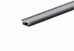 Profil led Basic Plus 1m czarny z osłoną  mleczną MLF