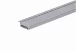 Profil led Glaze Plus 2m anodowany        z osłoną mleczną ML