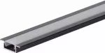 Profil led Basic Plus 2m czarny z osłoną  czarną BL