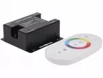 Sterownik LED RGB 3x6A touch RF biały v3 12-24V Prescot