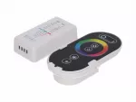 Sterownik LED RGB 3x6A touch RF czarny komplet pilot+uchwyt 12-24V Prescot