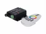 Sterownik LED RGB 3x6A Music touch RF 12-24V Prescot