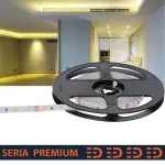 Taśma LED Premium | Żółta | 12V | 60 LED/m | SMD2835 | Rolka 5m | 3 lata gwarancji