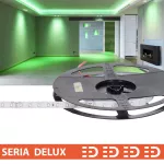 Taśma Delux 24V 80led zielona 1100lm      SMD2835 (10) PL7Y