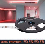 Taśma LED Premium | Czerwona | 12V | 60 LED/m | SMD2835 | Rolka 5m | 3 lata gwarancji