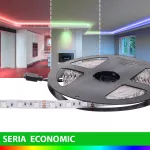 Taśma LED wielokolorowa | Pełne spektrum RGB | 12V | 300 LED | SMD5050 | Rolka 5m | 2 lata gwarancji