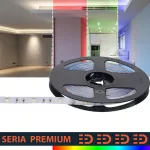 Taśma LED 4w1 Premium | Pełne spektrum RGB + Neutralna Biała 4000K | 12V | 30 LED/m | SMD5050 | Rolka 5m | 5 lat gwarancji