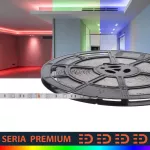 Taśma LED PL Premium wielokolorowa | Pełne spektrum RGB | 12V | 30 LED/m | SMD5050 | Rolka 40m | 3 lata gwarancji