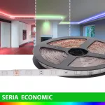 Taśma LED IP63 hermetyczna wielokolorowa | Pełne spektrum RGB | 12V | 30 LED/m | SMD5050 | Rolka 25m | 2 lata gwarancji