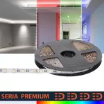 Taśma LED PL 4w1 Premium | Pełne spektrum RGB + Zimna Biała 6000K | 24V | 60 LED/m | 12mm SMD5050 | Rolka 5m | 5 lat gwarancji