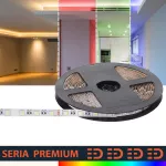 Taśma LED PL 4w1 Premium | Pełne spektrum RGB + Ciepła Biała 3000K | 24V | 60 LED/m | SMD5050 | Rolka 5m | 5 lat gwarancji