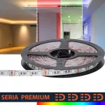 Taśma LED PL 4w1 Premium | Pełne spektrum RGB + Ciepła Biała 3000K | 12V | 60 LED/m | SMD5050 | Rolka 5m | 5 lat gwarancji