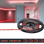 Taśma LED Premium | Czerwona | 12V | 480 LED/m | COB | Rolka 5m | 3 lata gwarancji