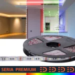 Taśma LED PL 4w1 Premium | Pełne spektrum RGB + ciepła biała 3000K | 24V | 60 LED/m | SMD5050 | Rolka 10m | 5 lat gwarancji