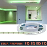 Taśma Premium 12V COB 480led zielona 50m