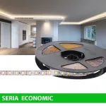 Taśma LED | Neutralna biała 4000K | 12V | 4800 LED/40m | 9,4W/m | SMD2835 | Rolka 40m | 2 lata gwarancji