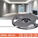 Taśma LED PL Delux | Zimna biała 5700K | 24V | 32 LED/m | 400lm/m | SMD2835 | Rolka 10m | 7 lat gwarancji