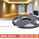 Taśma LED PL Delux | Ciepła biała 3000K | 24V | 32 LED/m | 360lm/m | SMD2835 | Rolka 10m | 7 lat gwarancji