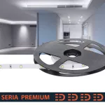Taśma LED PL Premium | Zimna biała 9000–10000K | 12V | 30 LED/m | SMD2835 | Rolka 5m | 5 lata gwarancji