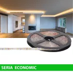 Taśma LED hermetyczna IP63 | Ciepła biała 3000K | 12V | 60 LED/m | SMD2835 | Rolka 5m | 2 lata gwarancji