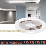 Taśma LED Premium CRI90 | Zimna biała 6500K | 24V | 528 LED/m | 1400lm/m | COB | Rolka 5m | 3 lata gwarancji
