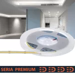 Taśma LED Premium CRI90 | Zimna biała 6500K | 24V | 384 LED/m | 1050lm/m | COB | Taśma na metry | 3 lata gwarancji
