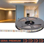 Taśma LED Premium CRI90 | Ciepła biała 3000K | 12V | 120 LED/m | SMD2835 | Rolka 5m | 5 lat gwarancji