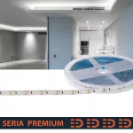 Taśma LED Premium IP63 hermetyczna | CRI90 | Zimna biała 6000K | 12V | 120 LED/m | SMD2835 | Rolka 5m | 3 lata gwarancji