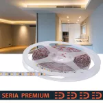Taśma LED PL Premium | Ciepła biała 3000K | 24V | 120 LED/m | 1000lm/m | SMD2835 | Rolka 5m | 5 lat gwarancji