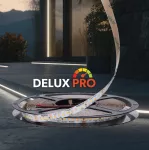 Polska taśma LED Delux Pro 24V 180LED | Biała neutralna 4000K  |  2000lm/m |  SMD2835  |  Rolka 10m | 7 lat gwarancji 