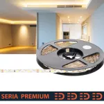 Taśma LED Premium S-Shape | Do wyginania | Ciepła biała 3000K | 12V | 60 LED/m | SMD2835 | Rolka 5m | 5 lat gwarancji