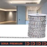 Taśma LED PL Premium | Neutralna biała 4000K | 12V | 60 LED/m | 500lm/m | SMD2835 | Rolka 100m | 5 lat gwarancji