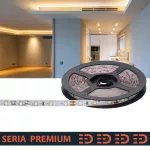 Taśma LED PL Premium | Ciepła biała 3000K | 12V | 60 LED/m | 500lm/m | SMD2835 | Rolka 100m | 5 lat gwarancji