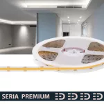 Taśma LED Premium CRI90 | Zimna biała 6500K | 12V | 320 LED/m | 700lm/m | COB | Rolka 5m | 3 lata gwarancji