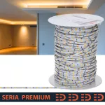 Taśma LED PL Premium Slim 4mm | Ciepła biała 3000K | 12V | 60 LED/m | 500lm/m | SMD2835 | Taśma na metry | 5 lat gwarancji