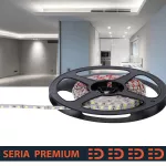 Taśma LED PL Premium Slim 4mm | Zimna biała 10000K | 12V | 120 LED/m | 1100lm/m | SMD2835 | Rolka 5m | 5 lat gwarancji