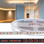 Taśma LED PL Premium CRI90 | Ciepła biała 2700K | 12V | 120 LED/m | 1000lm/m | SMD2835 | Rolka 5m | 5 lat gwarancji